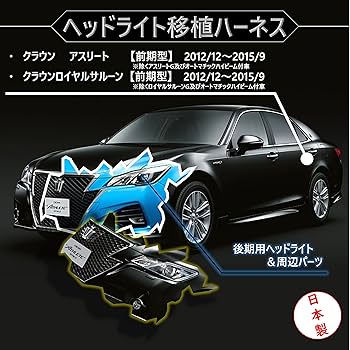 【専用】はるちゃん様 21 クラウンアスリート ヘッドライト 210系クラウン AFS有り車用 純正ドレスアップヘッドライト